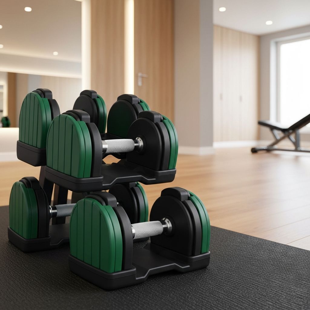 Adjustable dumbbells